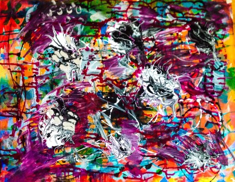 Bloom True, 2nd Canvas, by LKW