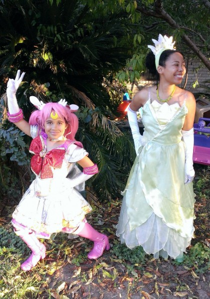 Mother and Daughter in Costume